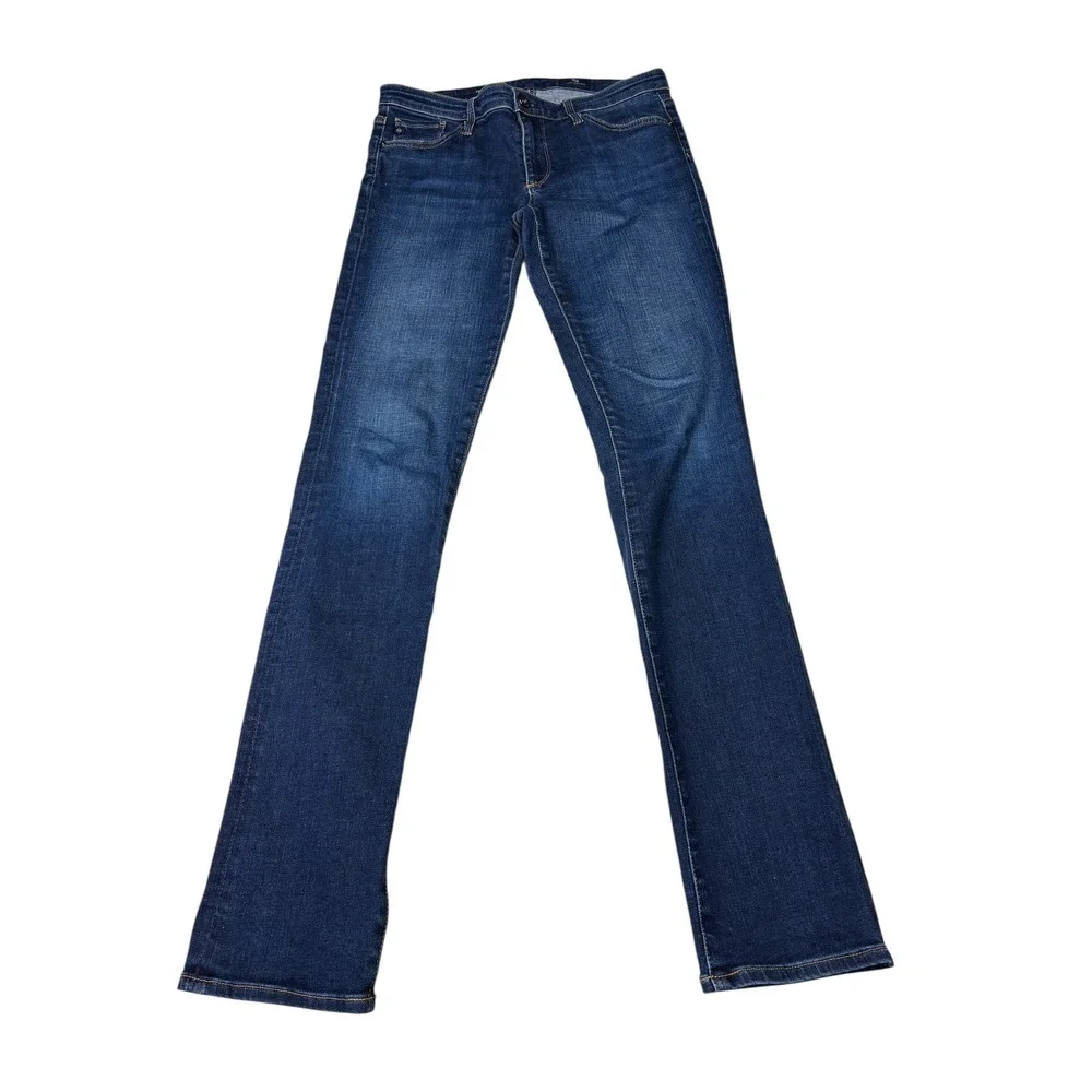 AG Adriano Goldschmied The Harbor‎ Essential Straight Jeans Dark Wash 27RX31